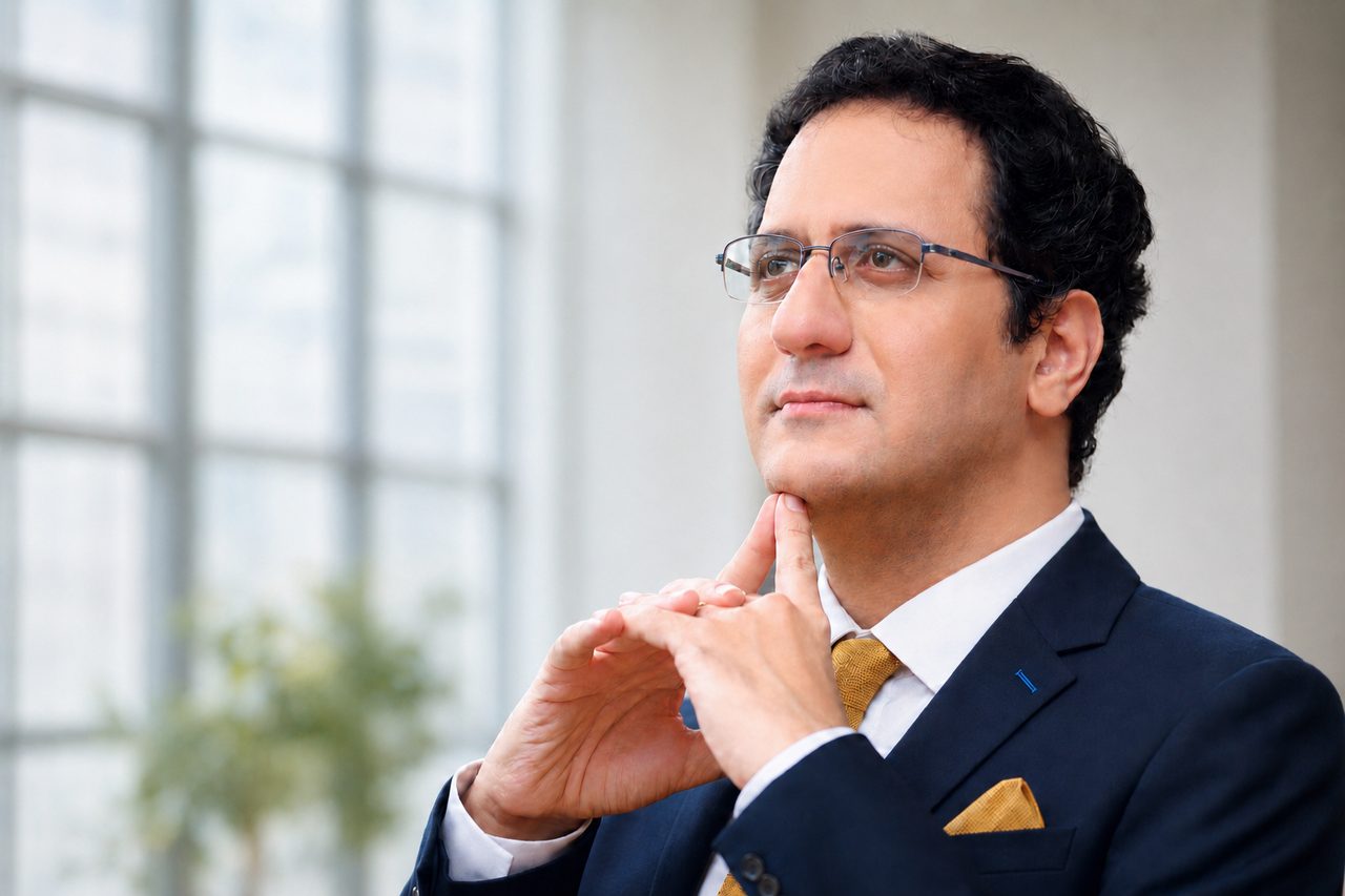 Dr Mehernosh J Randeria — a quiet, observational portrait.